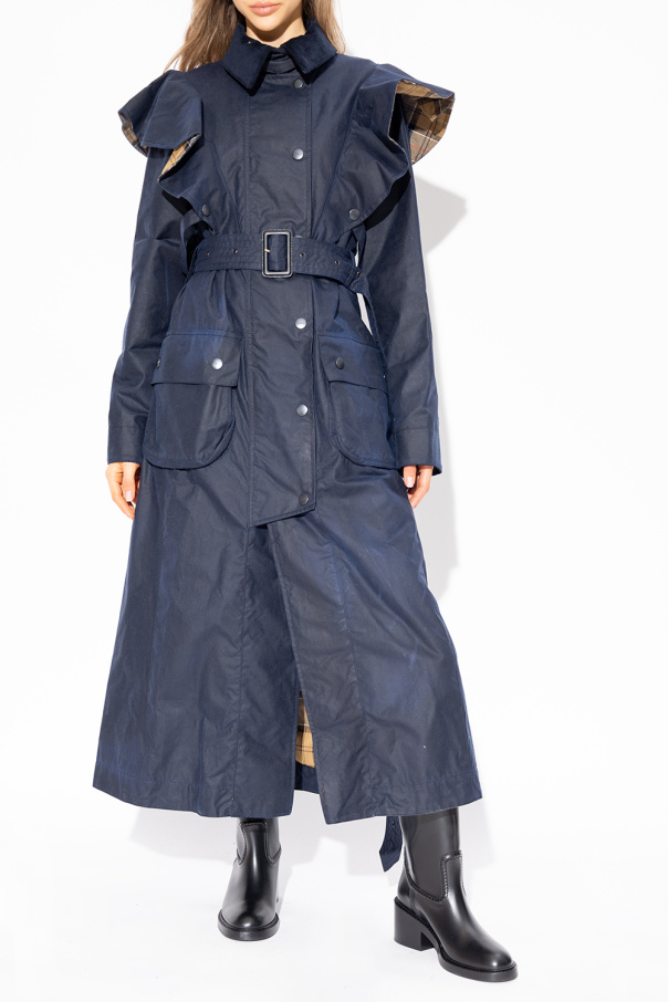 【23AW NEW】Chloe_women / Dani CHLOE X BARBOUR ロングコート 3.jpg